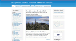 Desktop Screenshot of nchighpeaks.org